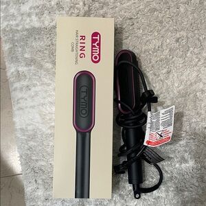 TYMO Pink and Black Hair Straightening Comb